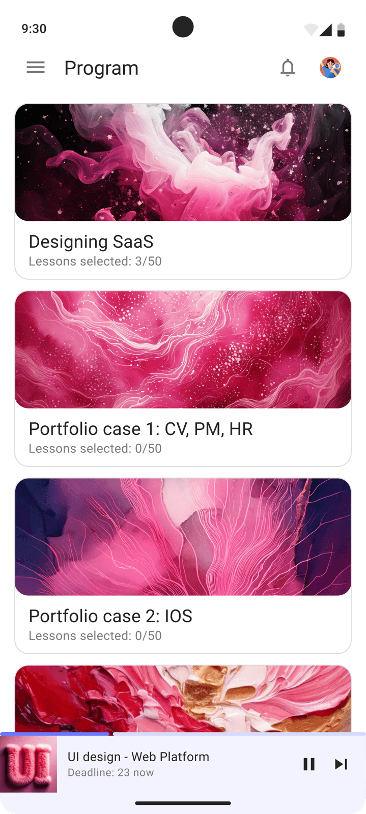Course, program