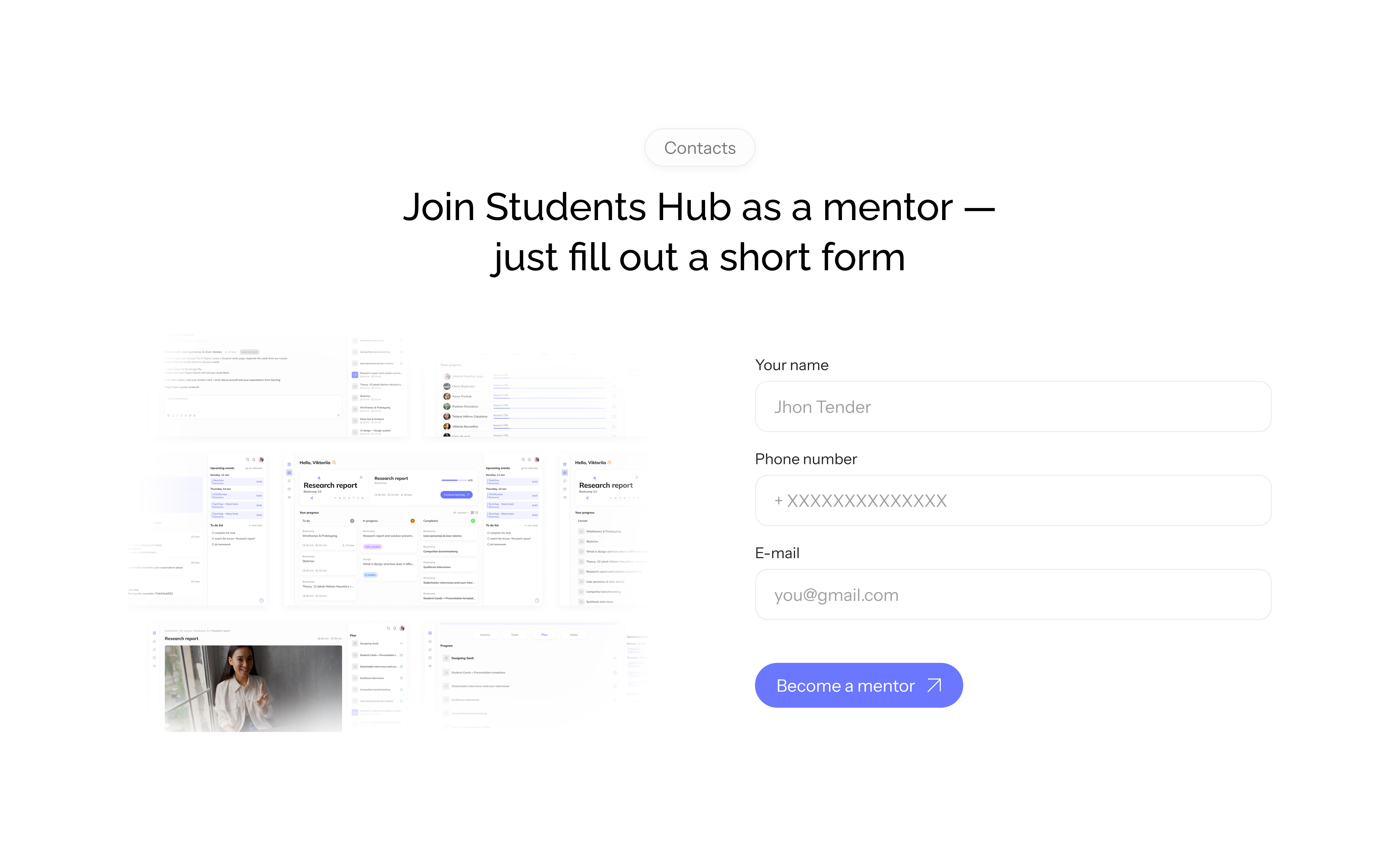 Application form